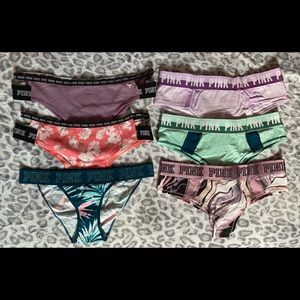 Bundle of 6 PINK by VS Panties